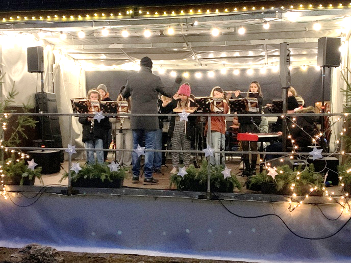 Auftritt der Bläserklasse